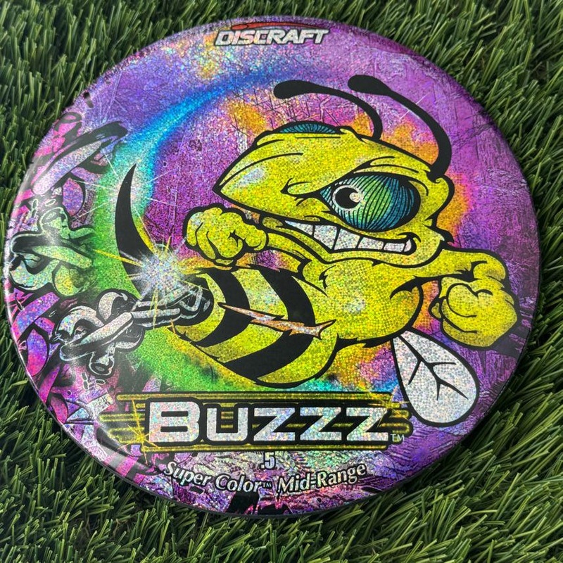 Discraft ESP Full Foil SuperColor Buzzz with Chains – Pink Prism Stamp – 180g Varies