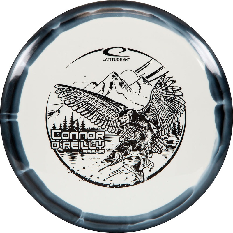 Latitude 64 Limited Edition 2023 Team Series Connor O’Reilly Gold Orbit River Fairway Driver Golf Disc