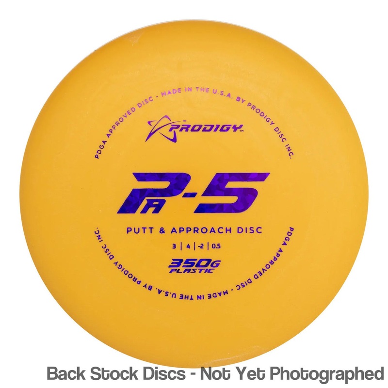 Prodigy 350G PA-5 Putter (Stock Stamp) [Back Stock Inventory – Disc and Stamp Color WILL VARY]