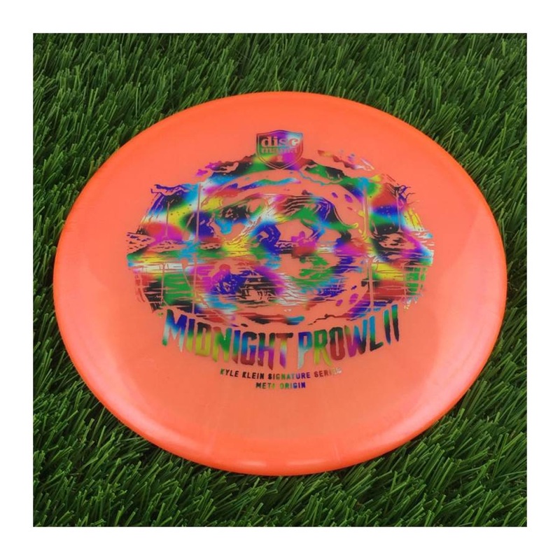 Discmania Evolution Meta Origin with Midnight Prowl II(2) – Kyle Klein Signature Series Stamp – 171g – Translucent Orange