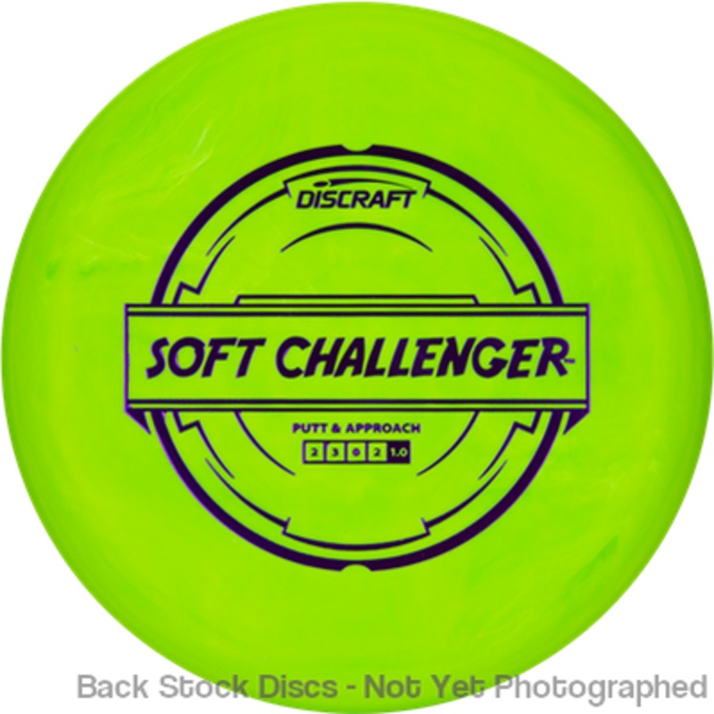Discraft Putter Line Soft Challenger Putter (Stock Stamp) [Back Stock Inventory – Disc and Stamp Color WILL VARY]