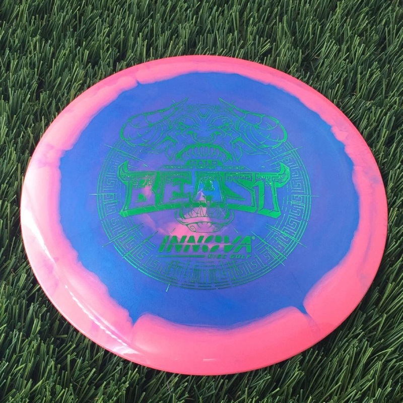 Innova Halo Star Beast with Burst Logo Stock Stamp – 158g Turquoise Pink