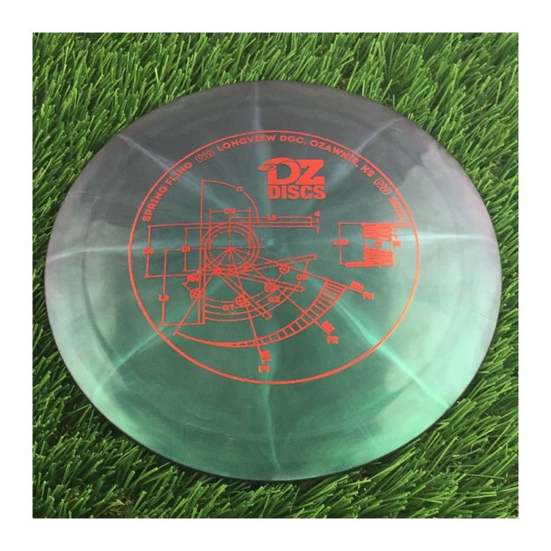 Westside VIP Chameleon Boatman with DZDiscs 2023 Spring Fling – Longview DGC – Ozawkie, KS Stamp – 174g – Translucent Dark Green