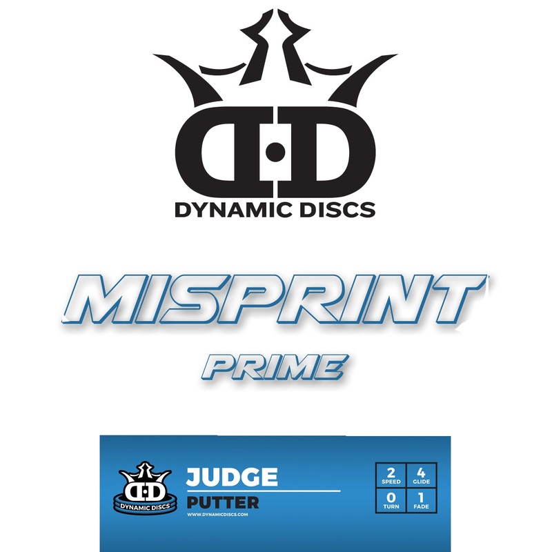 Dynamic Discs Judge Prime Misprint 5-Pack