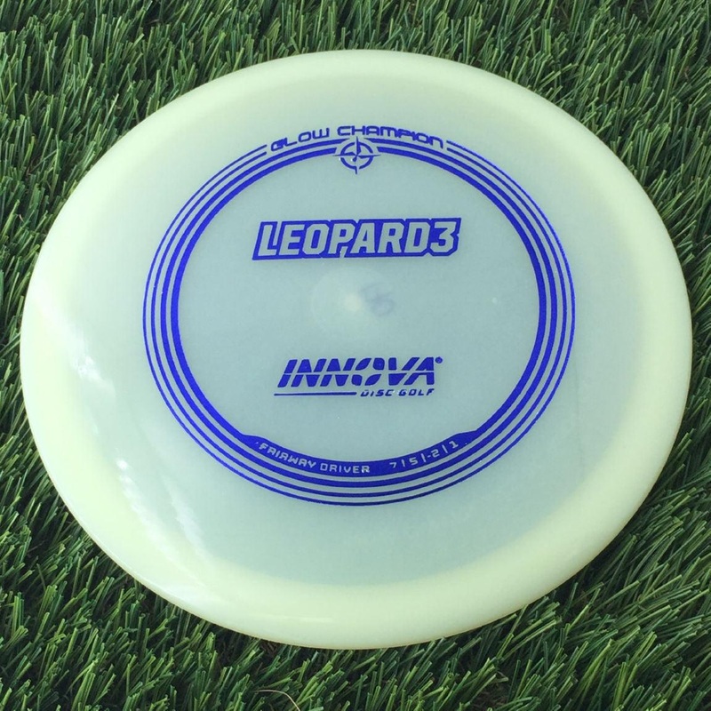 Innova Champion Glow Leopard3 with Burst Logo Stock Stamp – 170g – Translucent Glow