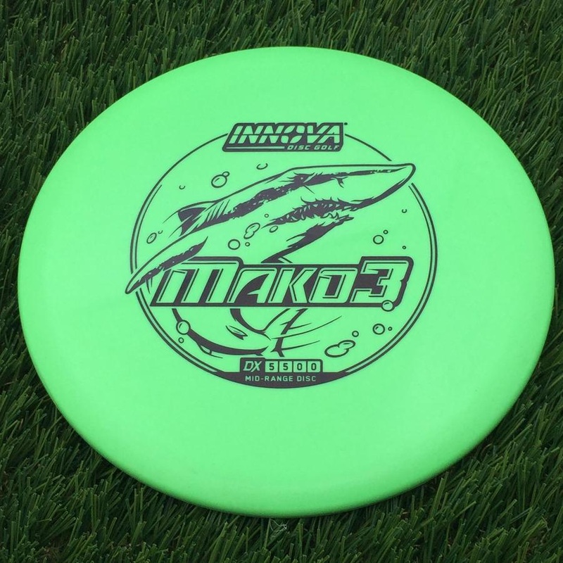 Innova DX Mako3 with Burst Logo Stock Stamp – 143.3g – Lime Green
