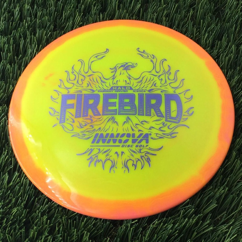 Innova Halo Star Firebird with Burst Logo Stock Stamp – 162g – Solid Yellow