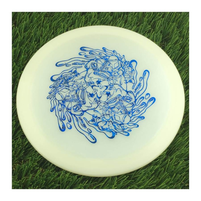 Discraft Elite Z UV Raptor with 2023 Ledgestone Edition – Wave 4 Stamp – 174g – Translucent Off White