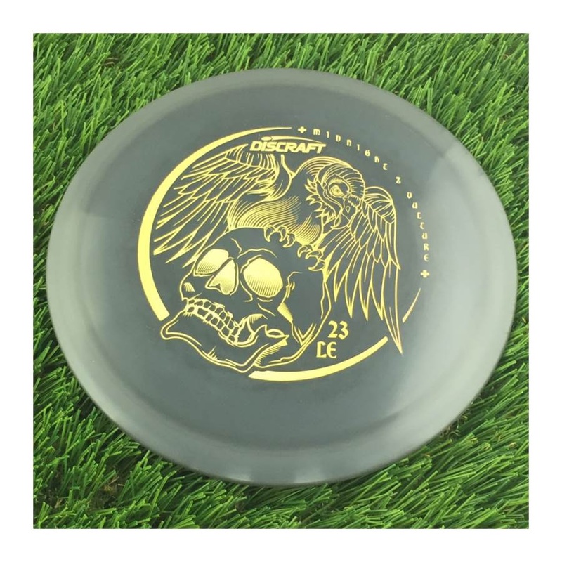 Discraft Elite Z Vulture with 2023 Ledgestone Edition – Wave 3 Stamp – 176g – Solid Grey