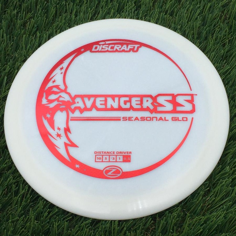 Discraft Seasonal Glow Elite Z Avenger SS – 176.1g – White