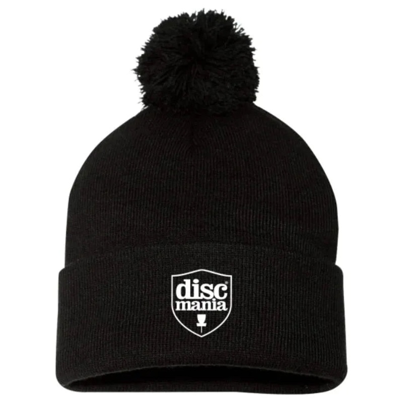 Discmania Game Ready Pom Beanie (Shield Logo)