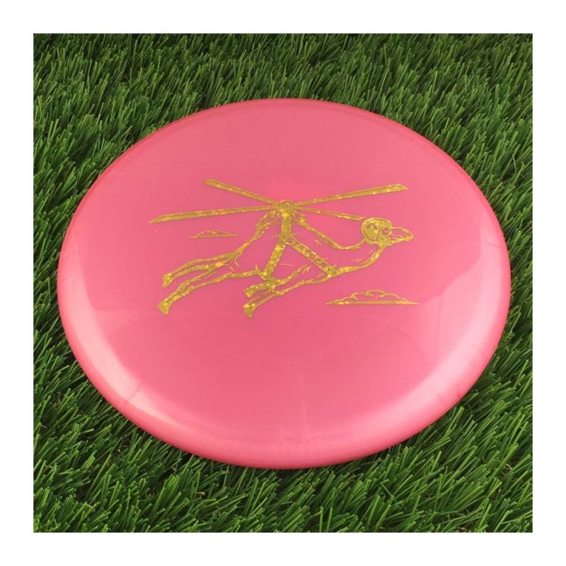 Prodigy 500 Stryder by Airborn with Copter Camel Proto Stamp Stamp – 178g – Solid Dark Pink