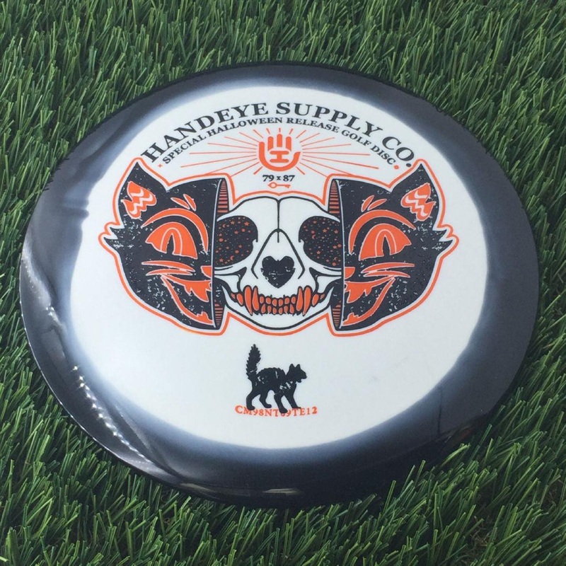 Dynamic Discs Fuzion Orbit Enforcer with HSCO Black Cat Two-Tone – Special Halloween Release Golf Disc 2024 Stamp – 175g Black