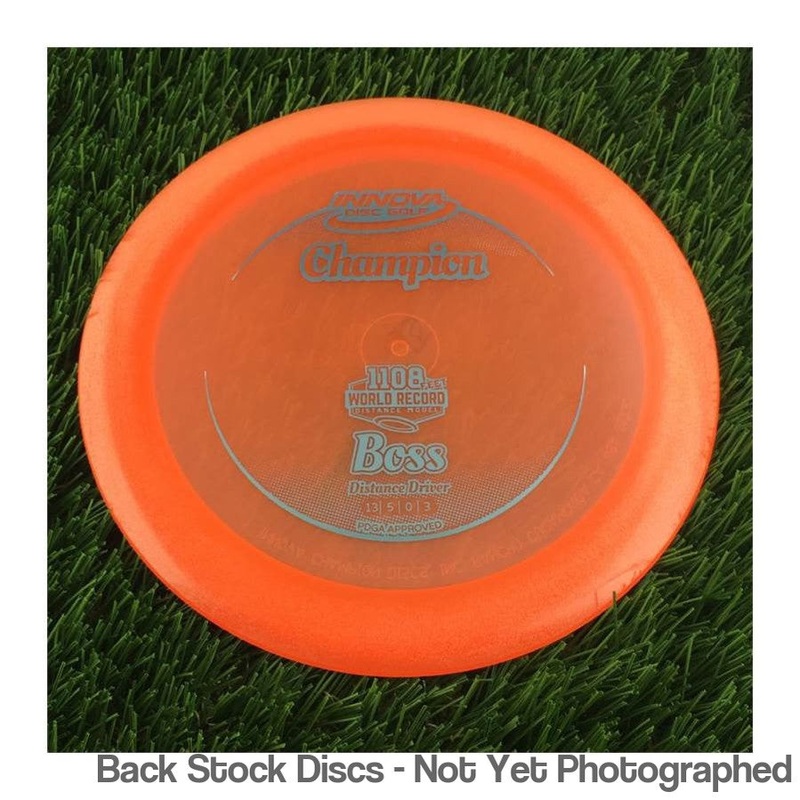Innova Champion Boss Distance Driver with 1108 Feet David Wiggins Jr Signature Stamp [Back Stock Inventory – Disc and Stamp Color WILL VARY]