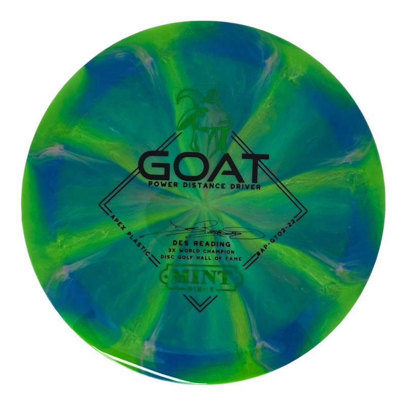 Mint Discs Swirly Apex Goat – Des Reading Signature Series
