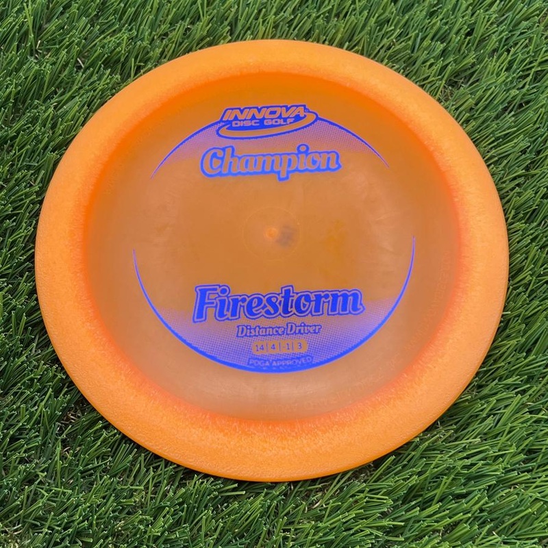 Innova Champion Firestorm with Circle Fade Stock Stamp – 148.19g – Orange