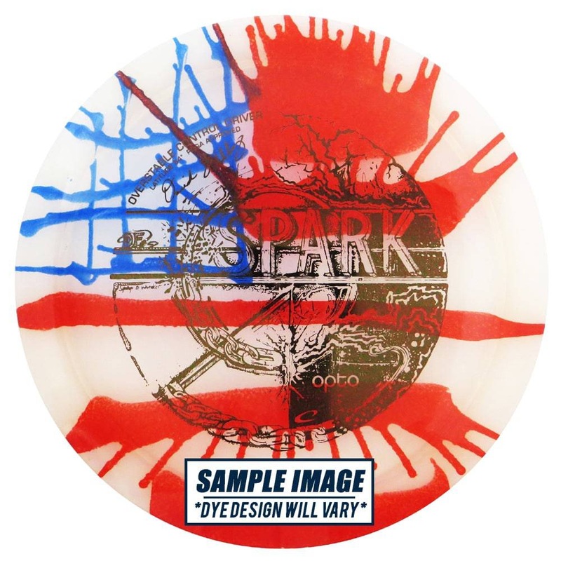 Latitude 64 MyDye Opto Line Spark Fairway Driver Golf Disc