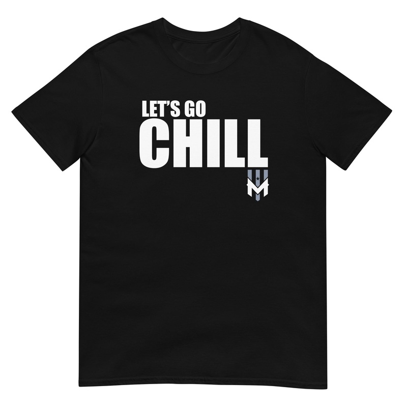 Wind Chill Black/Dark Heather Let’s Go Chill T-Shirt
