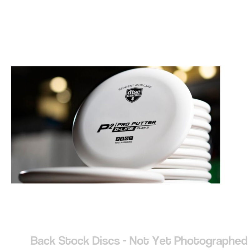 Discmania Italian D-Line Flex 2 P2 Putter (Stock Stamp) [Back Stock Inventory – Disc and Stamp Color WILL VARY]