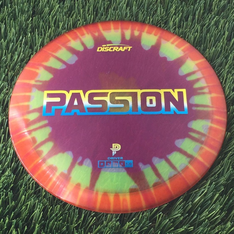 Discraft Elite Z Fly-Dyed Passion with PP Logo Stock Stamp Stamp – 176g – Translucent Dyed
