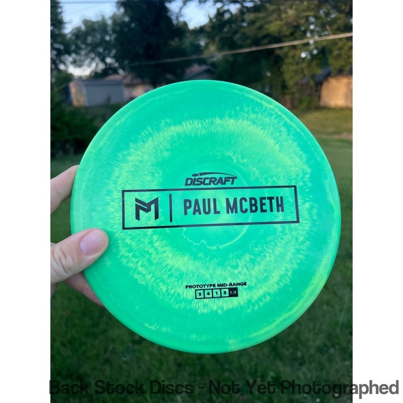 Discraft ESP Malta Midrange with Paul McBeth Prototype Stamp [Back Stock Inventory – Disc and Stamp Color WILL VARY]