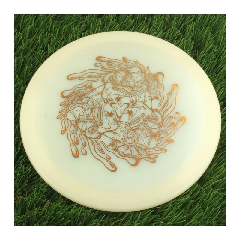 Discraft Elite Z UV Raptor with 2023 Ledgestone Edition – Wave 4 Stamp – 174g – Translucent Pale Pink
