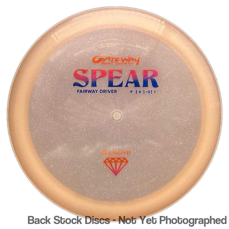 Gateway Diamond (Metal Flake) Spear Fairway Driver (Stock Stamp) [Back Stock Inventory – Disc and Stamp Color WILL VARY]