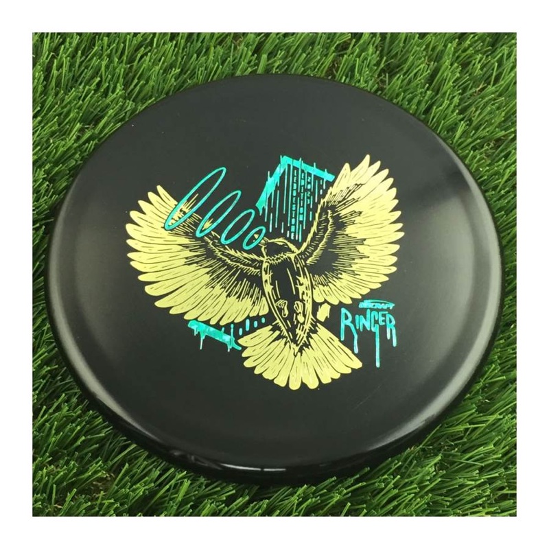 Discraft CryZtal Ringer with 2023 Ledgestone Edition – Wave 1 Stamp – 174g – Translucent Black