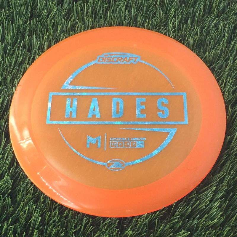 Discraft Elite Z Lite Hades with PM Logo Stock Stamp Stamp – 160g – Translucent Orange