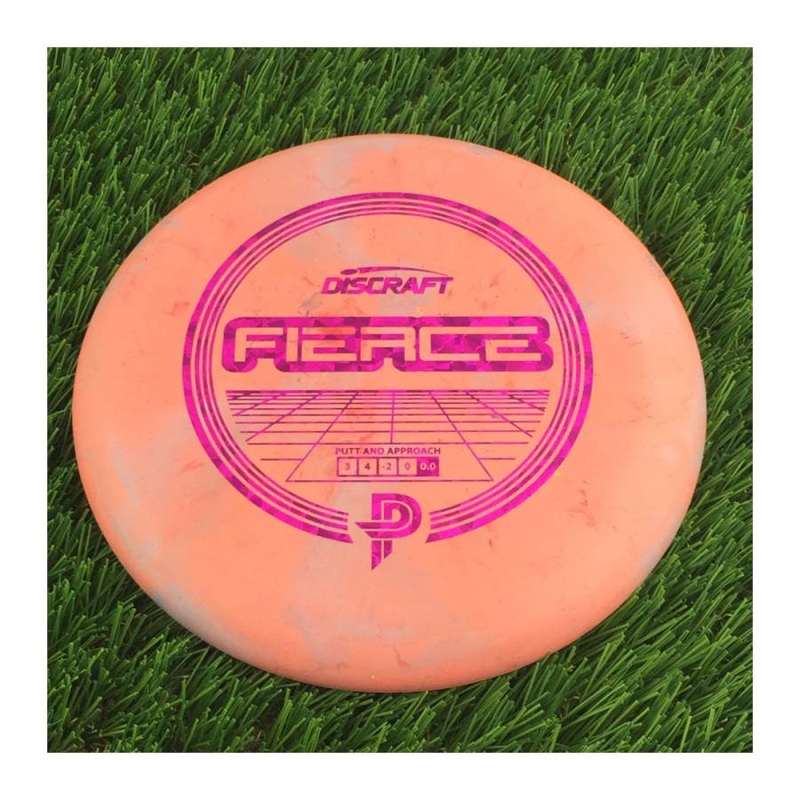 Discraft Swirl Fierce with PP Logo Stock Stamp Stamp – 166g – Solid Orange