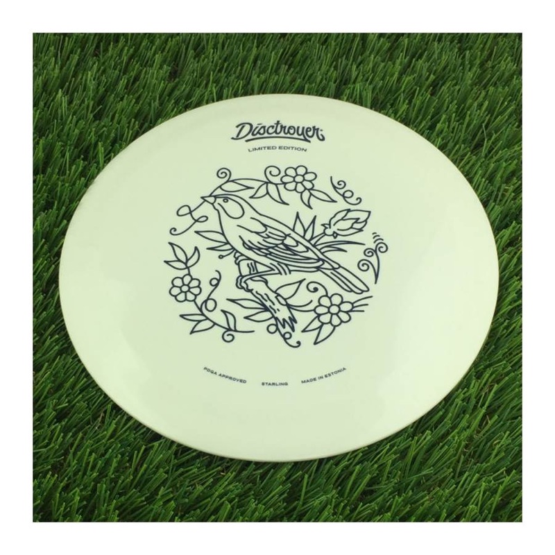 Disctroyer A-Medium Starling / Kuldnokk DD-13 with Tattoo – Limited Edition Stamp – 165g – Solid Grey
