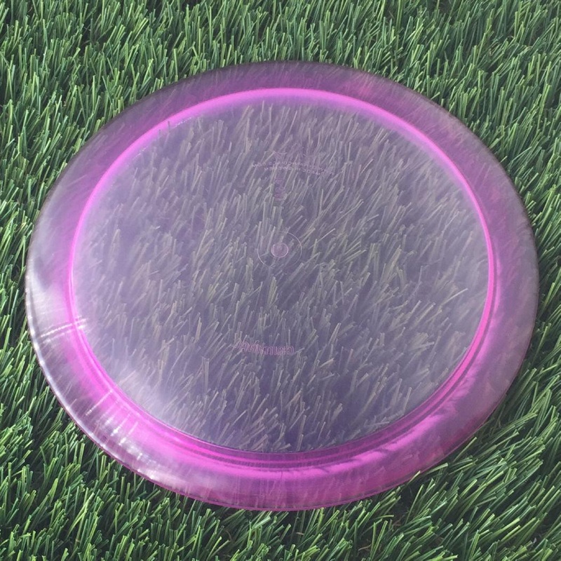 Dynamic Discs Lucid Ice Criminal with Blank Stamp – 173g – Translucent Dark Pink