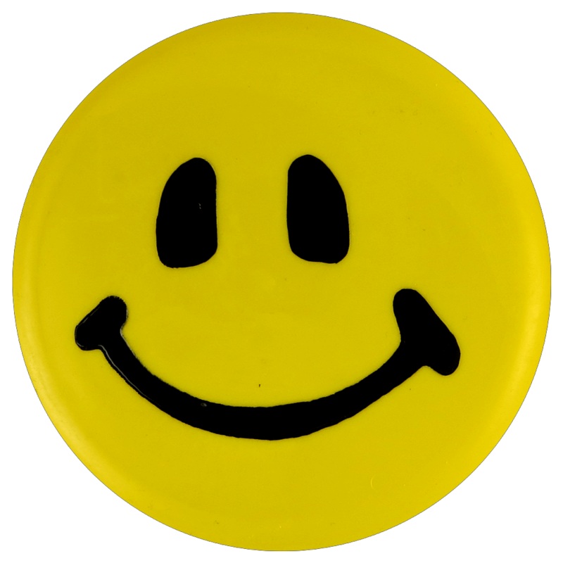 Gotta Go Gotta Throw Smiley Face Inter-Locking Mini Marker Disc