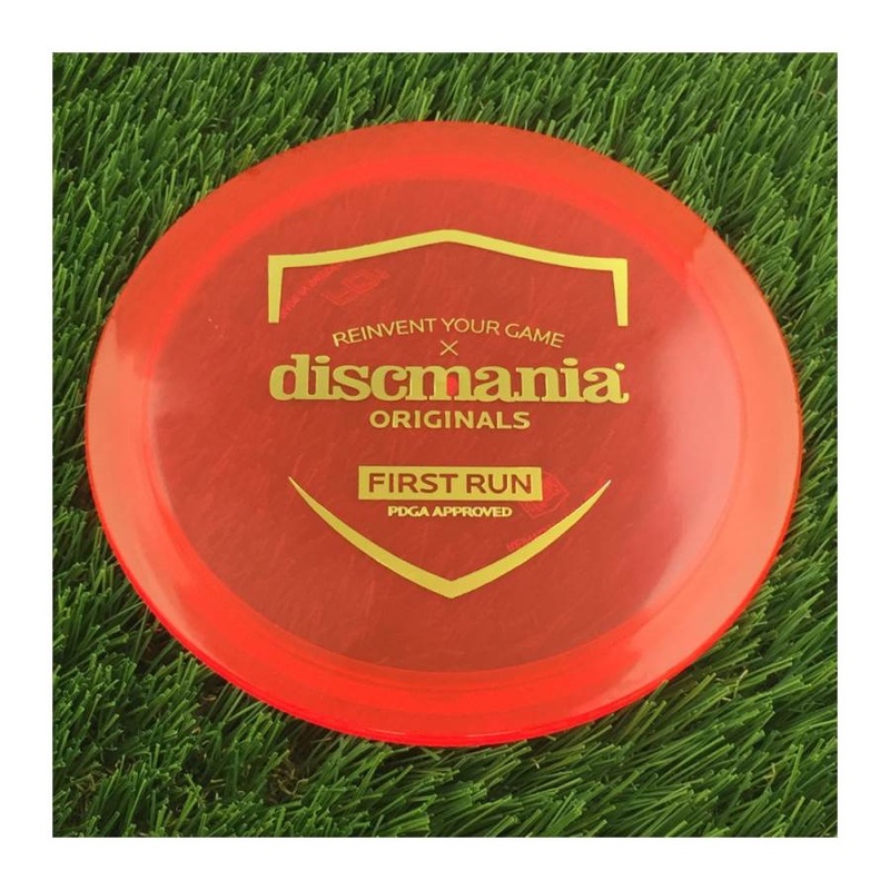 Discmania Italian C-Line FD1 with First Run Stamp – 173g – Translucent Red