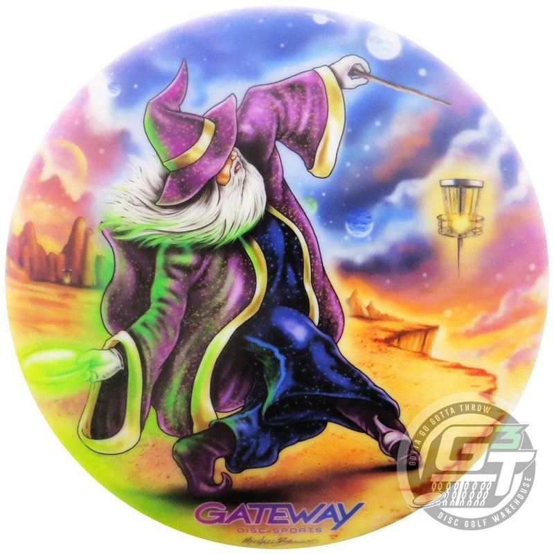 Gateway Limited Edition Artist Series V2 Full Color Diamond Wizard Putter Golf Disc