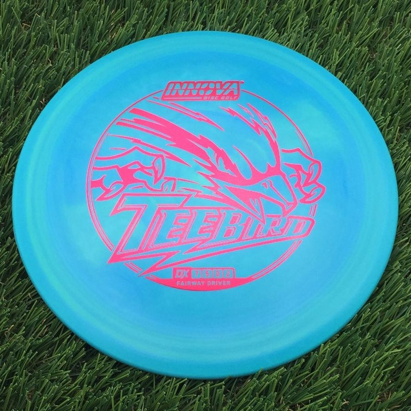 Innova DX Teebird with Burst Logo Stock Character Stamp – 156g – Solid  Off Green