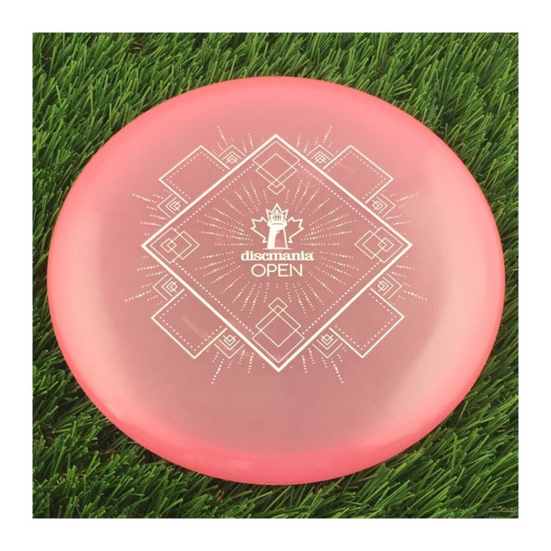 Discmania C-Line Color Glow P2 with Discmania Open 2023 Stamp – 175g – Translucent Pink