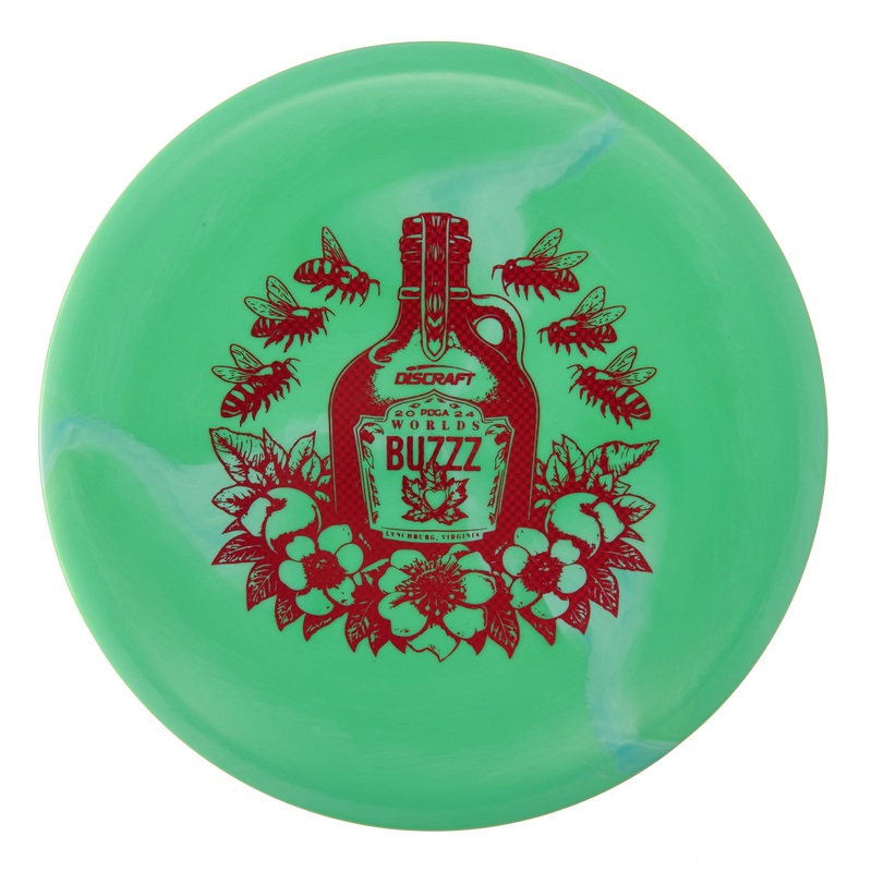 Discraft Buzzz – 2024 World Championship ESP Swirl 180g | Style 0049