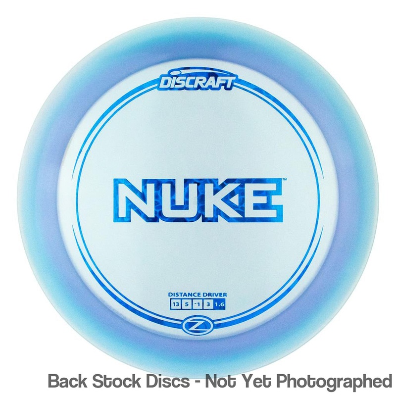 Discraft Elite Z Nuke Distance Driver (Stock Stamp) [Back Stock Inventory – Disc and Stamp Color WILL VARY]