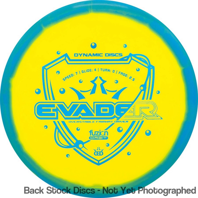 Dynamic Discs Fuzion Orbit Evader Fairway Driver (Stock Stamp) [Back Stock Inventory – Disc and Stamp Color WILL VARY]