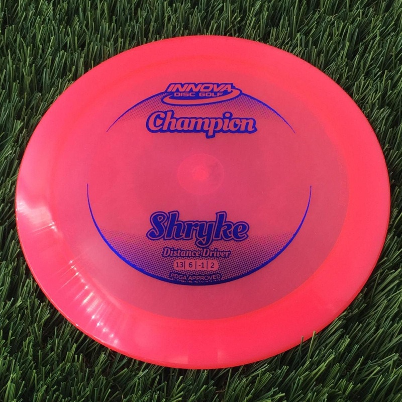 Innova Champion Champion Shryke with Circle Fade Stock Stamp – 175g – Translucent Pink