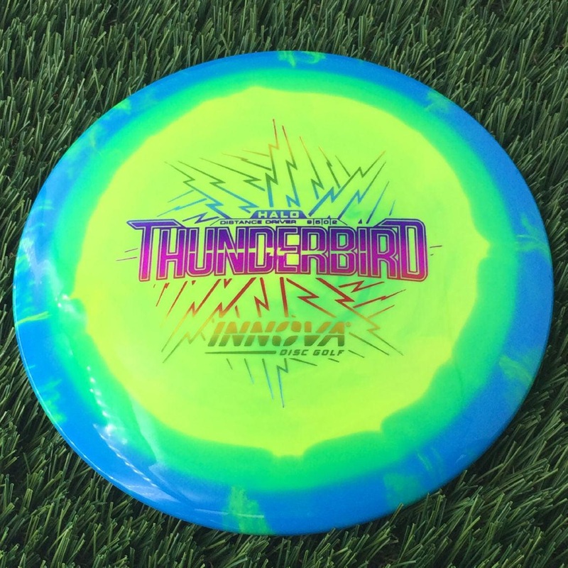 Innova Halo Star Thunderbird with Burst Logo Stock Stamp – 166g Bluish Yellow