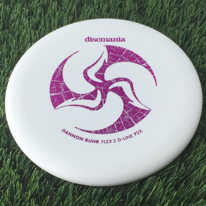 Discmania D-Line Flex 3 P2x with Gannon Buhr Signature Series x Huk Lab Collaboration Stamp – 175g White
