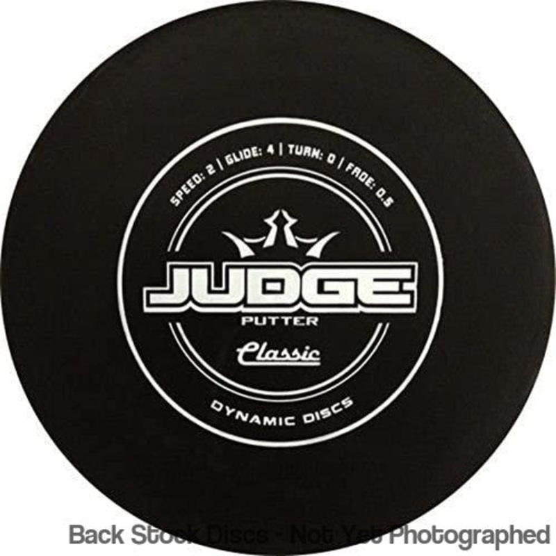 Dynamic Discs Classic (Hard) Judge Putter (Stock Stamp) [Back Stock Inventory – Disc and Stamp Color WILL VARY]