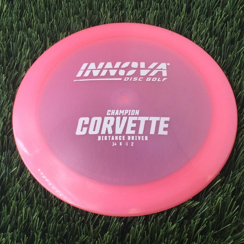 Innova Champion Corvette with Burst Logo Stock Stamp – 168g – Translucent Pink
