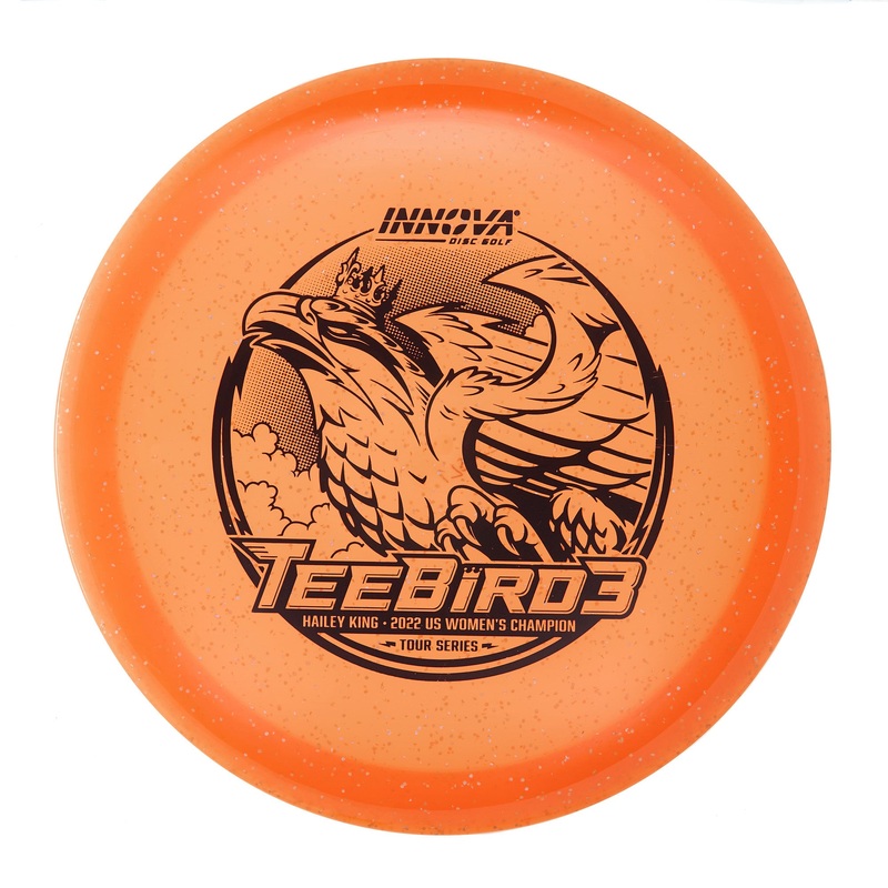 Innova Teebird3 – 2022 Hailey King US Women’s Champion Metal Flake 176g | Style 0001