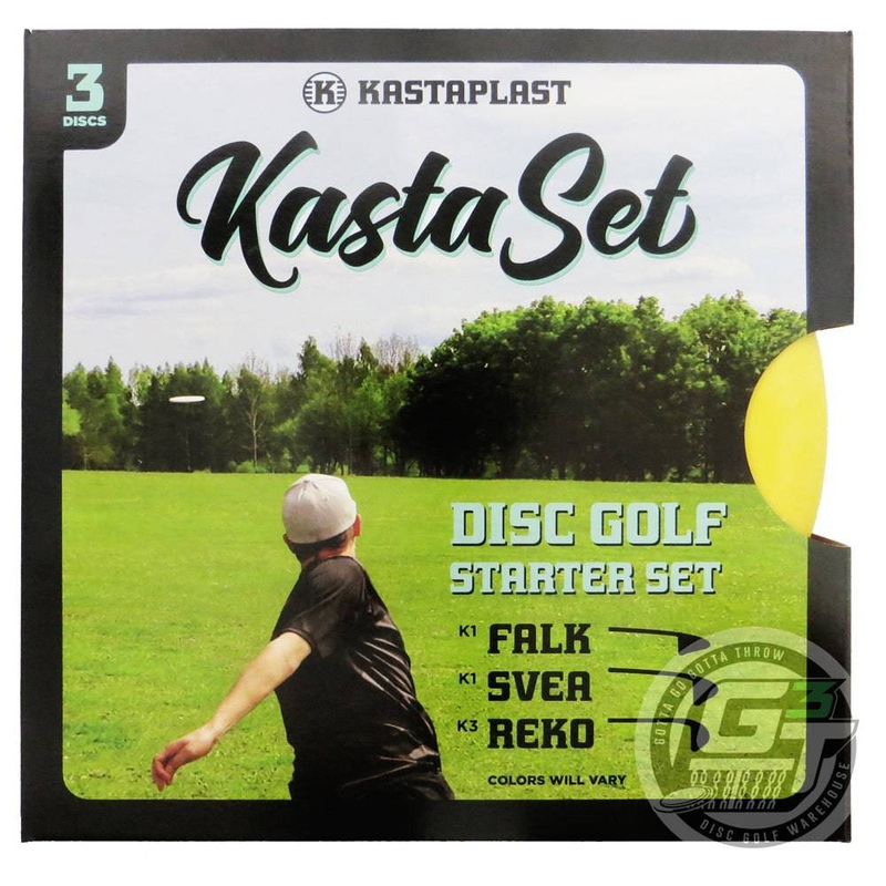Kastaplast KastaSet 3-Disc Starter Disc Golf Set