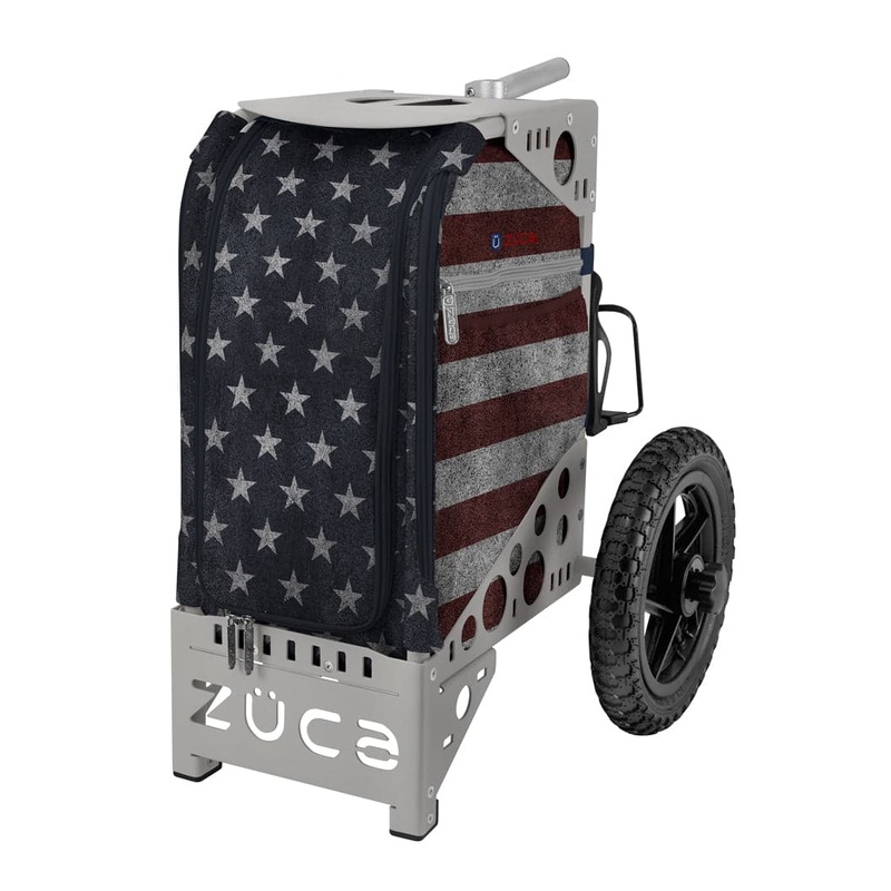 Zuca Gray All Terrain Disc Golf Cart – Old Glory All Terrain Insert Bag