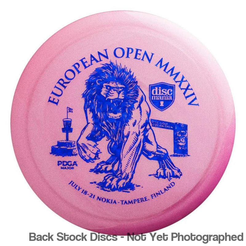 Discmania Forge Function Fairway Driver with European Open MMXXIV – July 18-21 Nokia – Tampere, Finland – PDGA Major Stamp [Back Stock Inventory – Disc and Stamp Color WILL VARY]