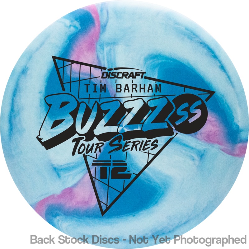 Discraft ESP Swirl BuzzzSS Midrange with Tim Barham Tour Series 2022 Stamp [Back Stock Inventory – Disc and Stamp Color WILL VARY]